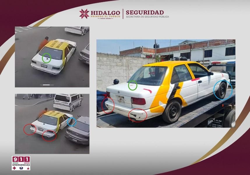 Aseguran un taxi involucrado en la agresión a funcionario Público imagen destacada