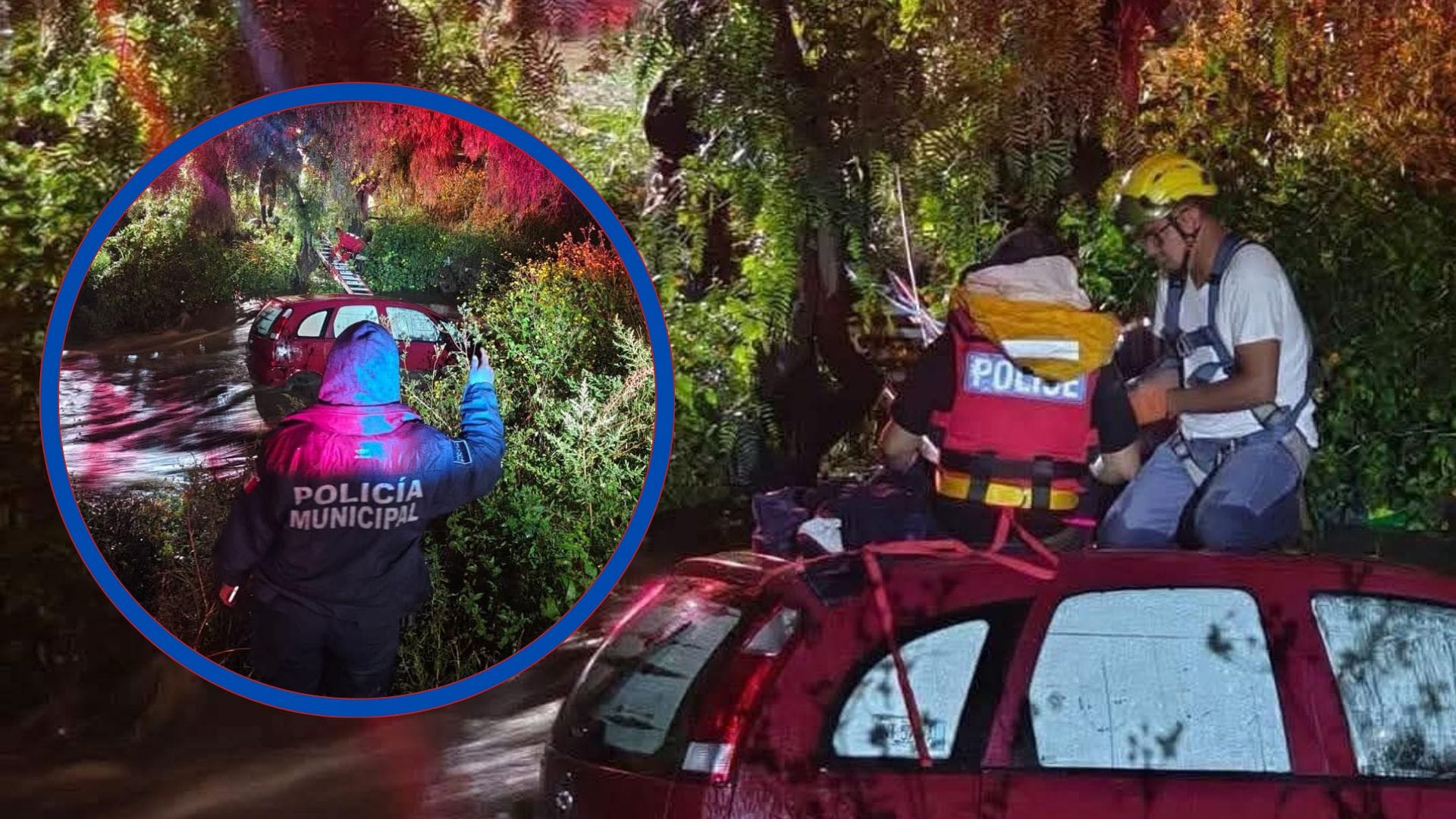 Conductor sobrevive tras ser arrastrado por la corriente en Paseos de Chavarría imagen destacada
