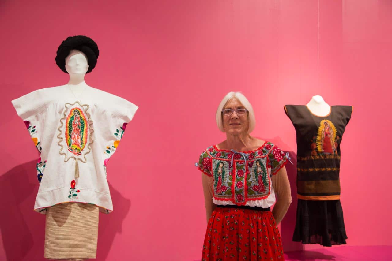 Bordado hidalguense forma parte de la colección de Linda Hanna imagen destacada