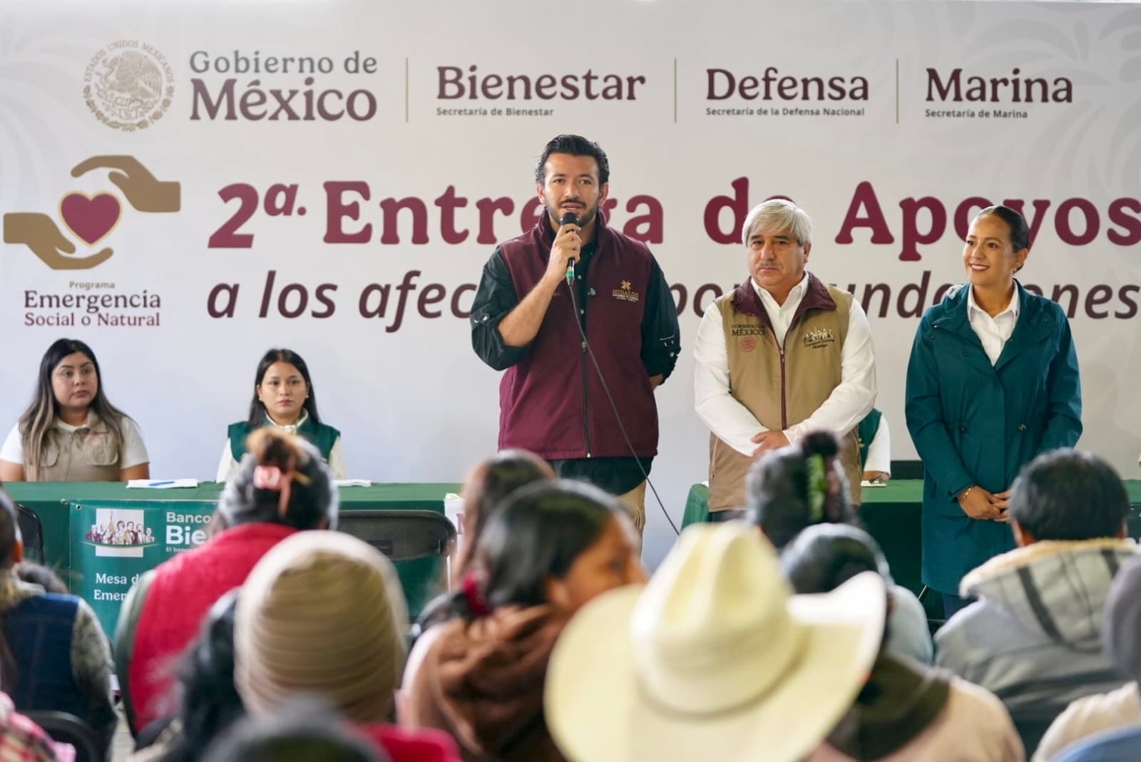 Comienza segunda entrega de apoyos a familias afectadas por las lluvias en Chapulhuacán imagen destacada