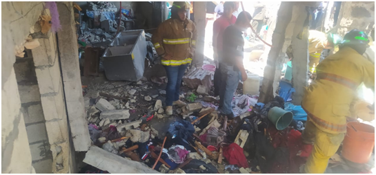 Explosión en taller de pirotecnia  genera fuertes daños materiales imagen destacada