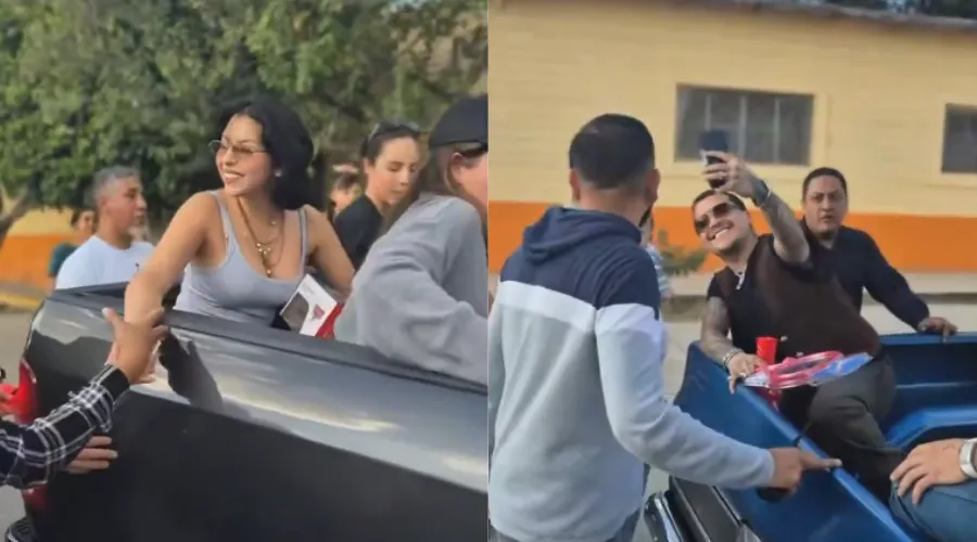 Regalan juguetes los Aguilar y los tunden imagen destacada