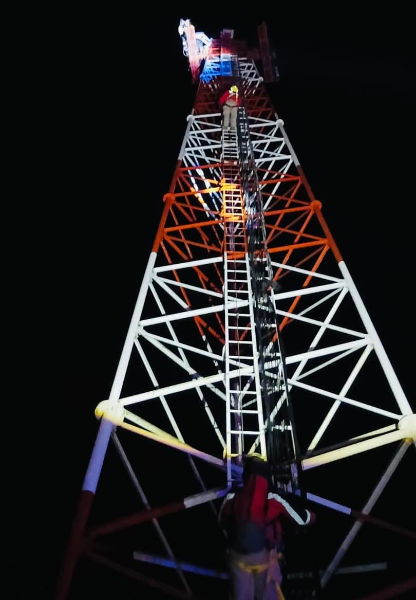 Rescatan a presuntos ladrones de torre de telecomunicaciones en la Tula-Tlahuelilpan imagen destacada