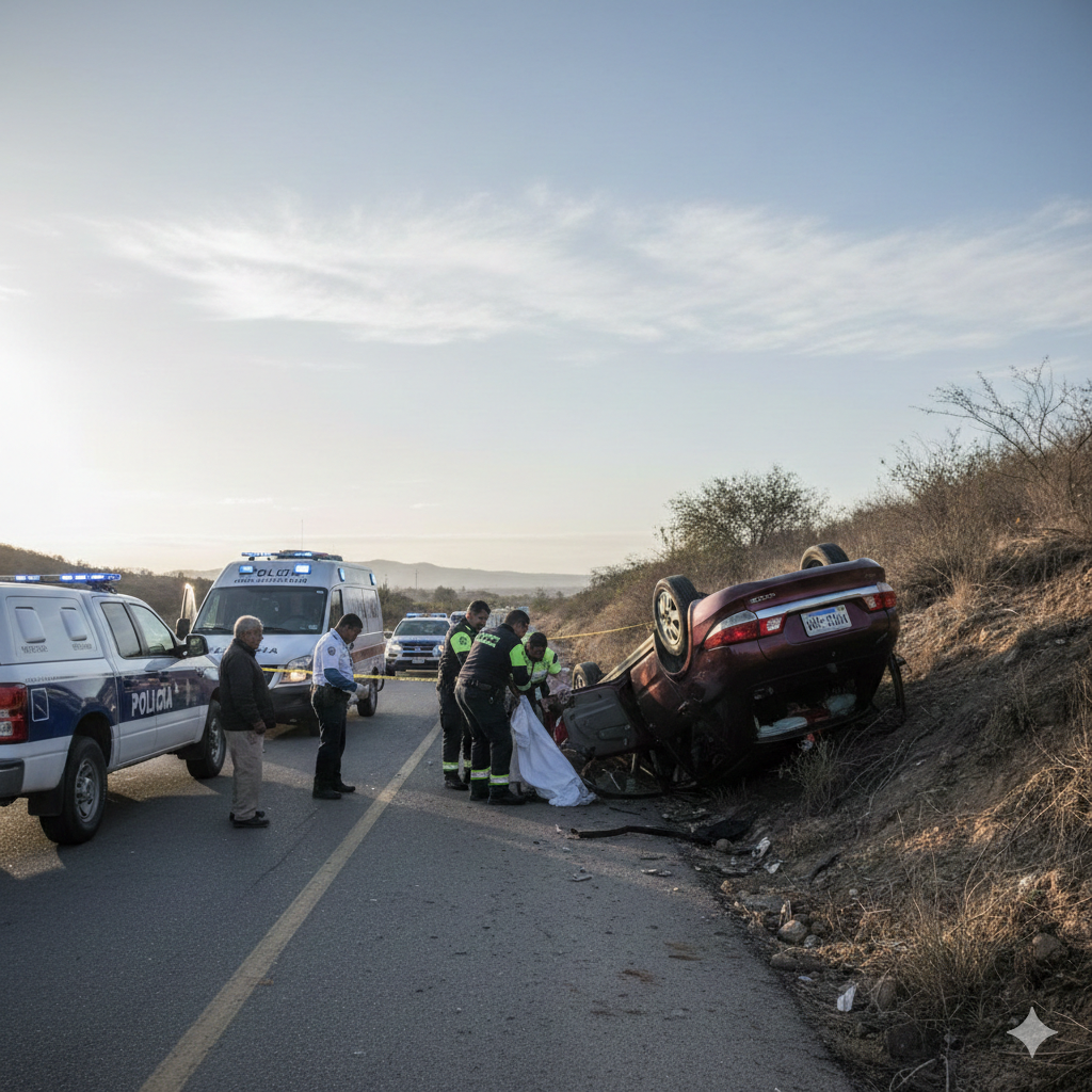 Joven pierde la vida tras volcadura en Tepeji del Río imagen destacada