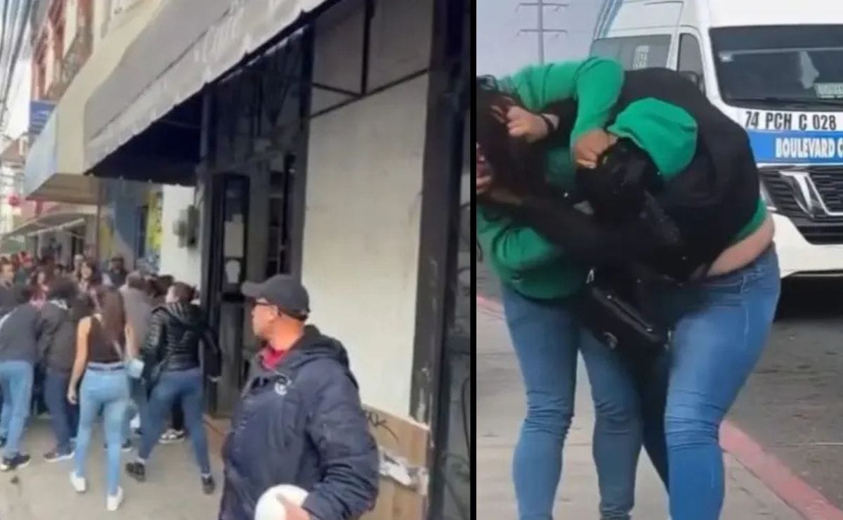 Riñas en la capital hidalguense quedan grabadas y causan polémica imagen destacada