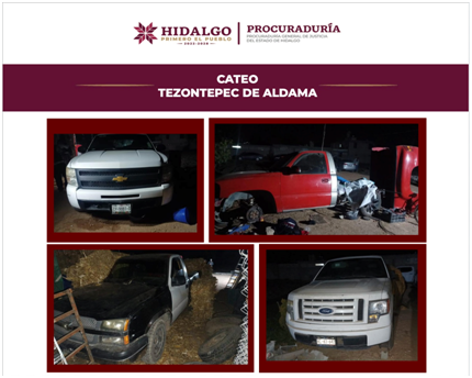 Detención y aseguramiento de armas y estupefacientes en Tezontepec de Aldama imagen destacada