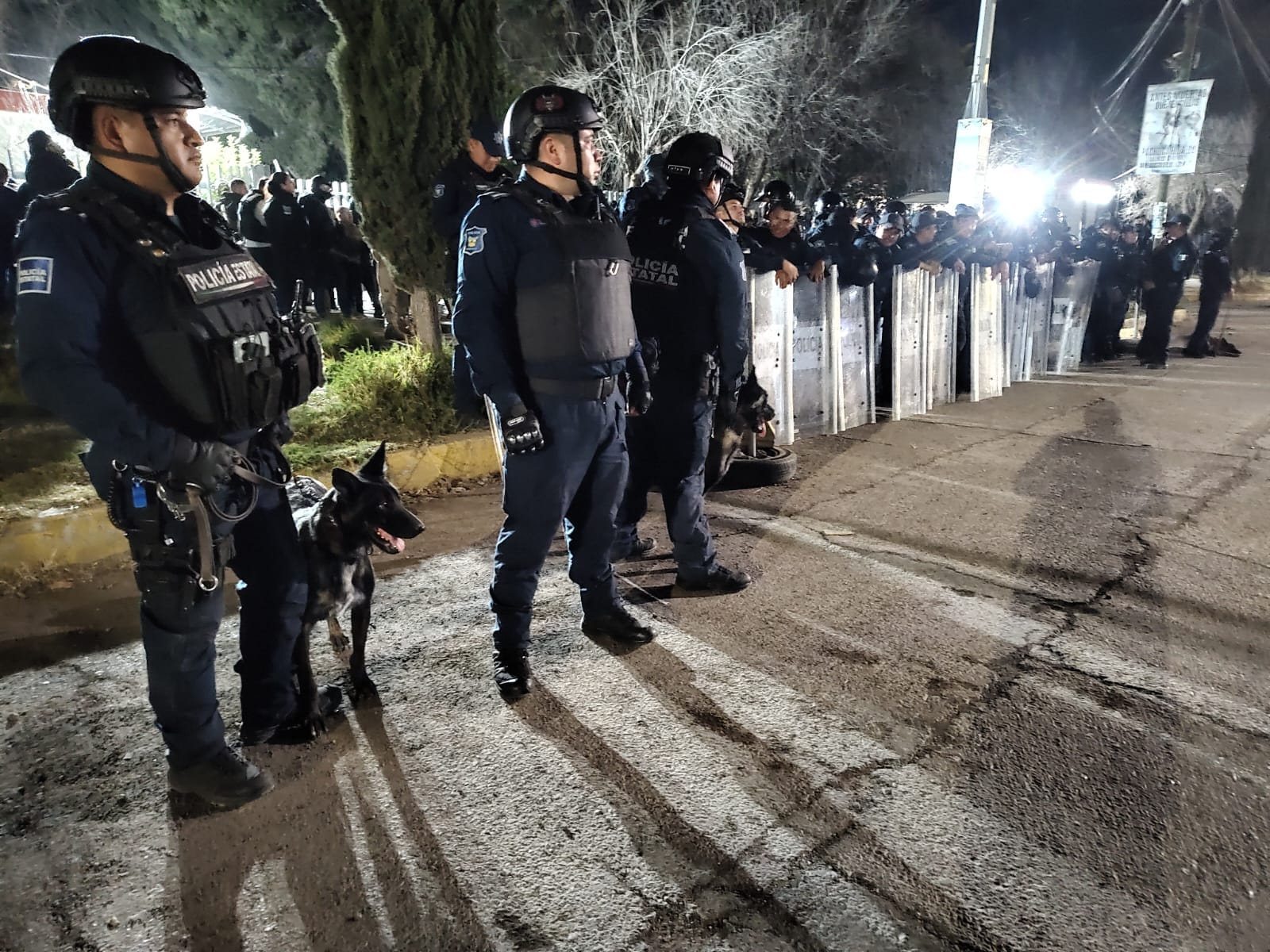 SSPH despliega 300 policías contra estudiantes de El Mexe imagen destacada