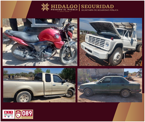 Desmantelan punto delictivo con hidrocarburo y vehículos robados en Alfajayucan imagen destacada