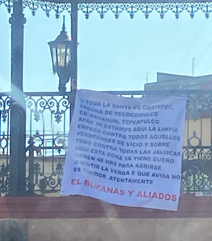 Colocan mantas de amenazas en el Altiplano imagen destacada