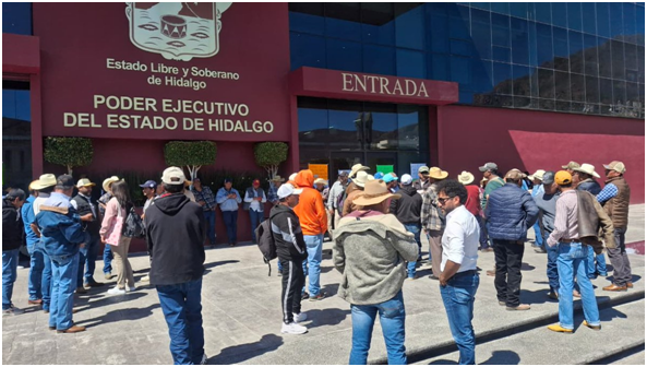 Productores lecheros protestan en Pachuca para exigir precios justos imagen destacada