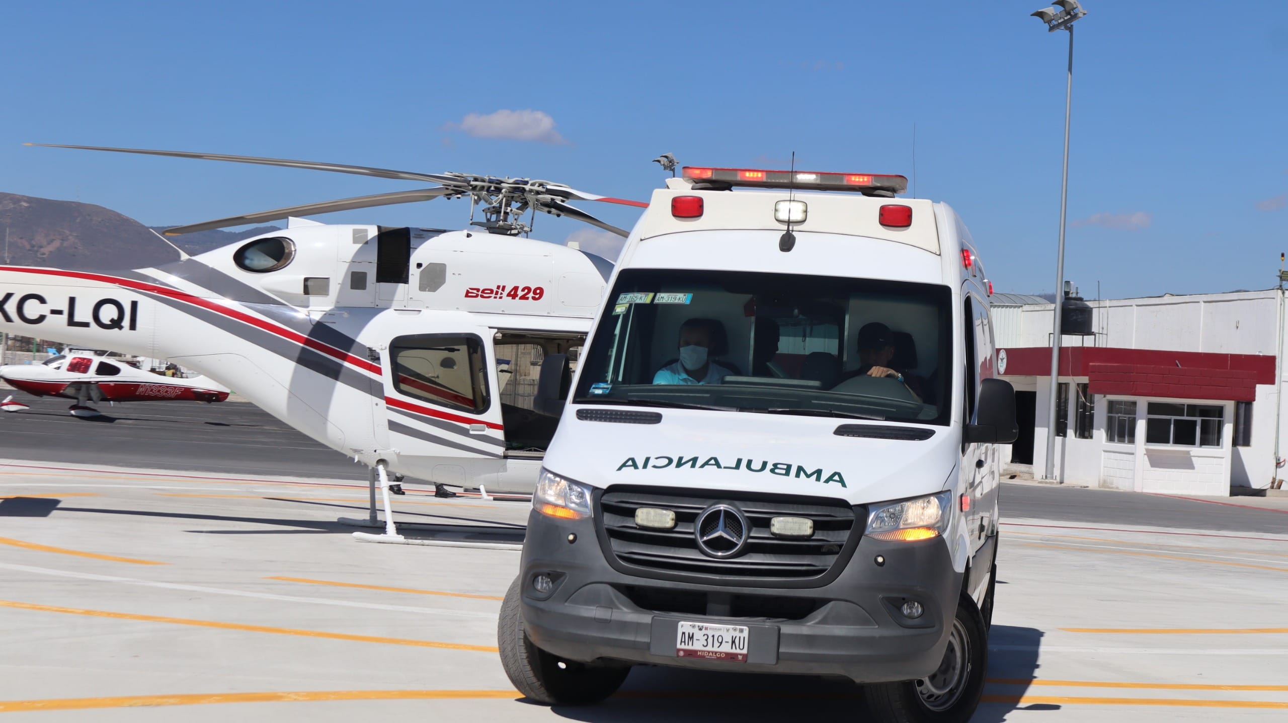 Traslado aéreo permite atención especializada a paciente de la Huasteca en Pachuca imagen destacada