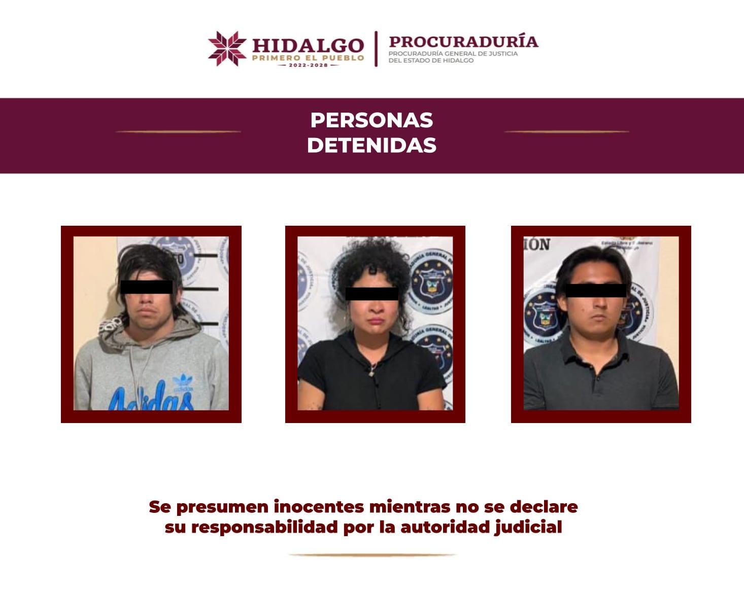 Detienen a tres personas por narcomenudeo en Mixquiahuala imagen destacada