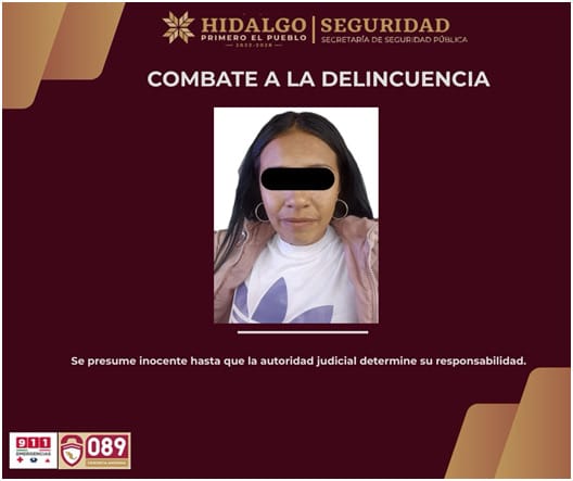 Aseguran en Pachuca a presunta implicada en esquema "gota a gota" imagen destacada