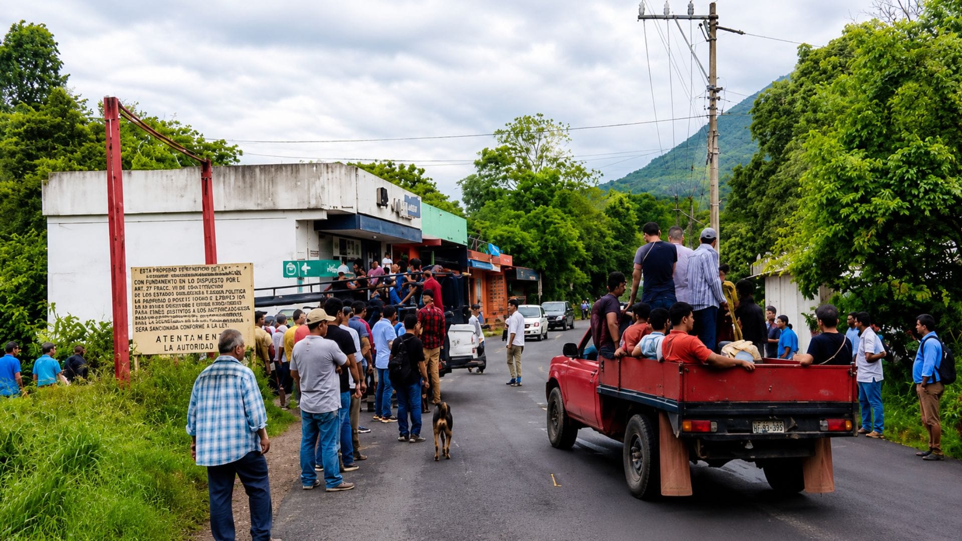 Habitantes de Huejutla retienen a trabajadores de la CFE para exigir mejoras en el servicio eléctrico imagen destacada