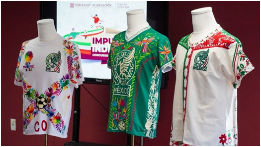 Artesanas de Tenango de Doria ganan concurso con diseño que une futbol y tradición indígena imagen destacada