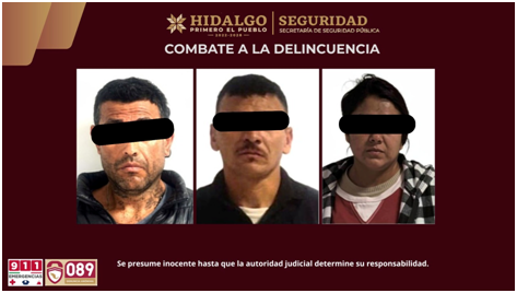 Detienen a tres presuntos integrantes de banda dedicada al robo de motocicletas imagen destacada