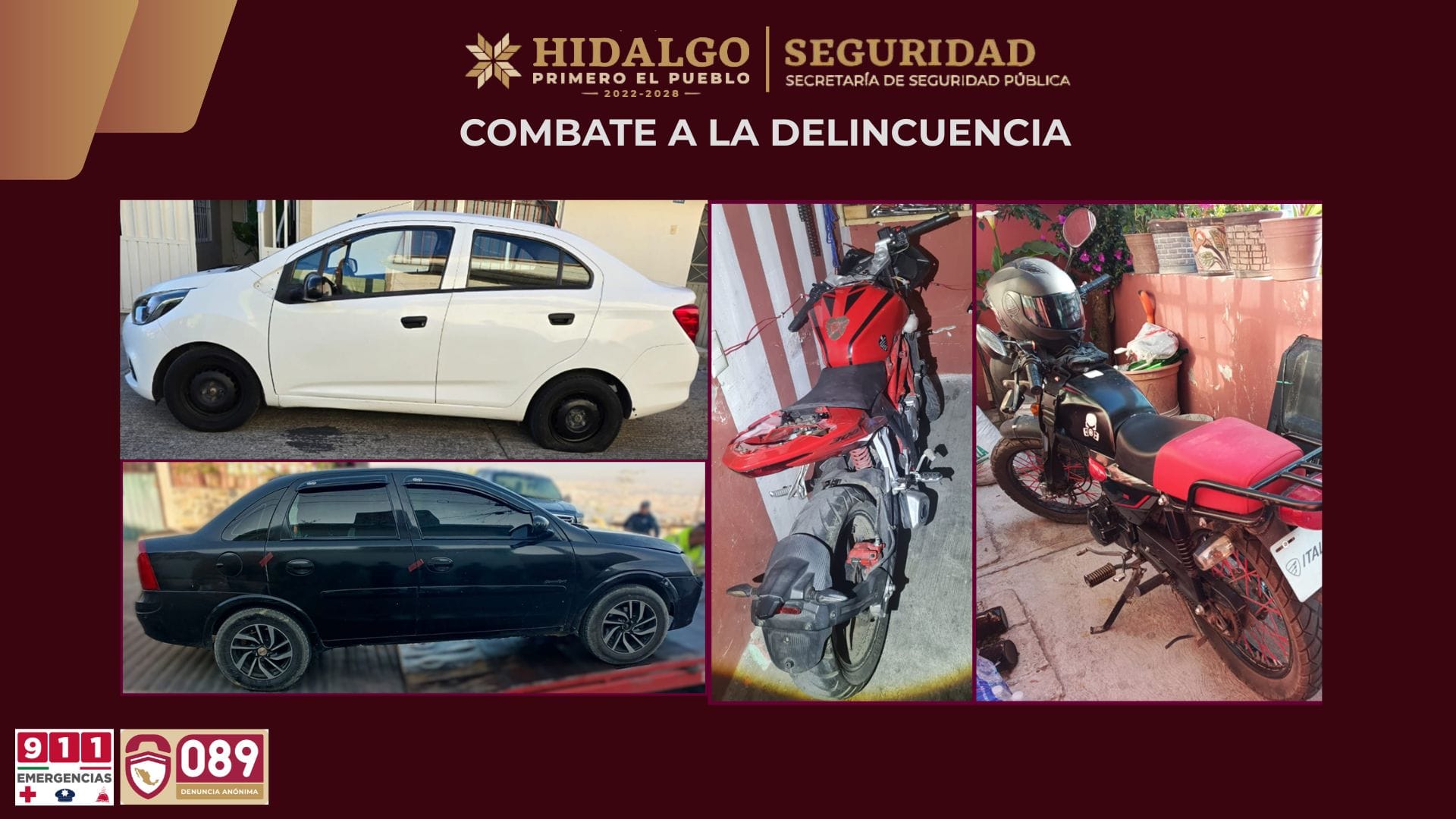 Cateos en Tulancingo dejan dos detenidos, droga y vehículos robados asegurados imagen destacada