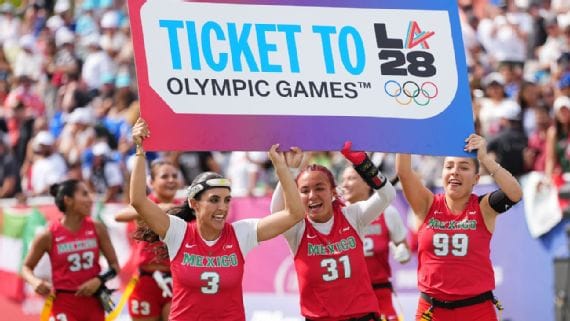 México hace historia: la selección femenil de flag football asegura boleto a Los Ángeles 2028 imagen destacada