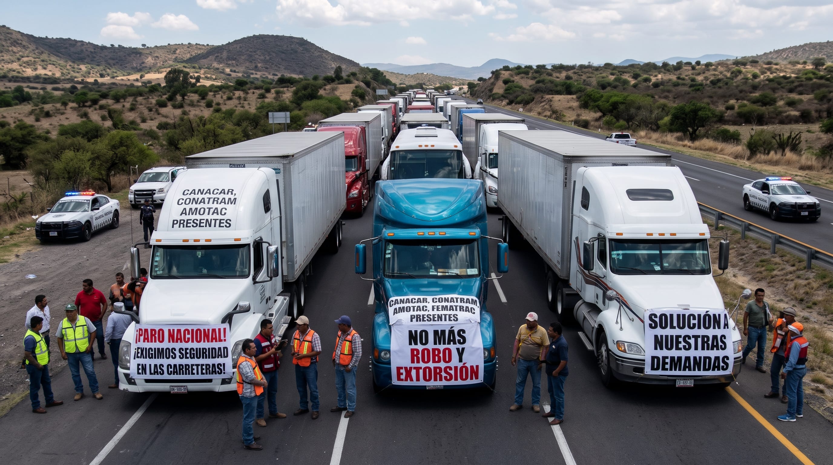 Transportistas de Hidalgo anuncian paro indefinido a partir del 26 de octubre imagen destacada