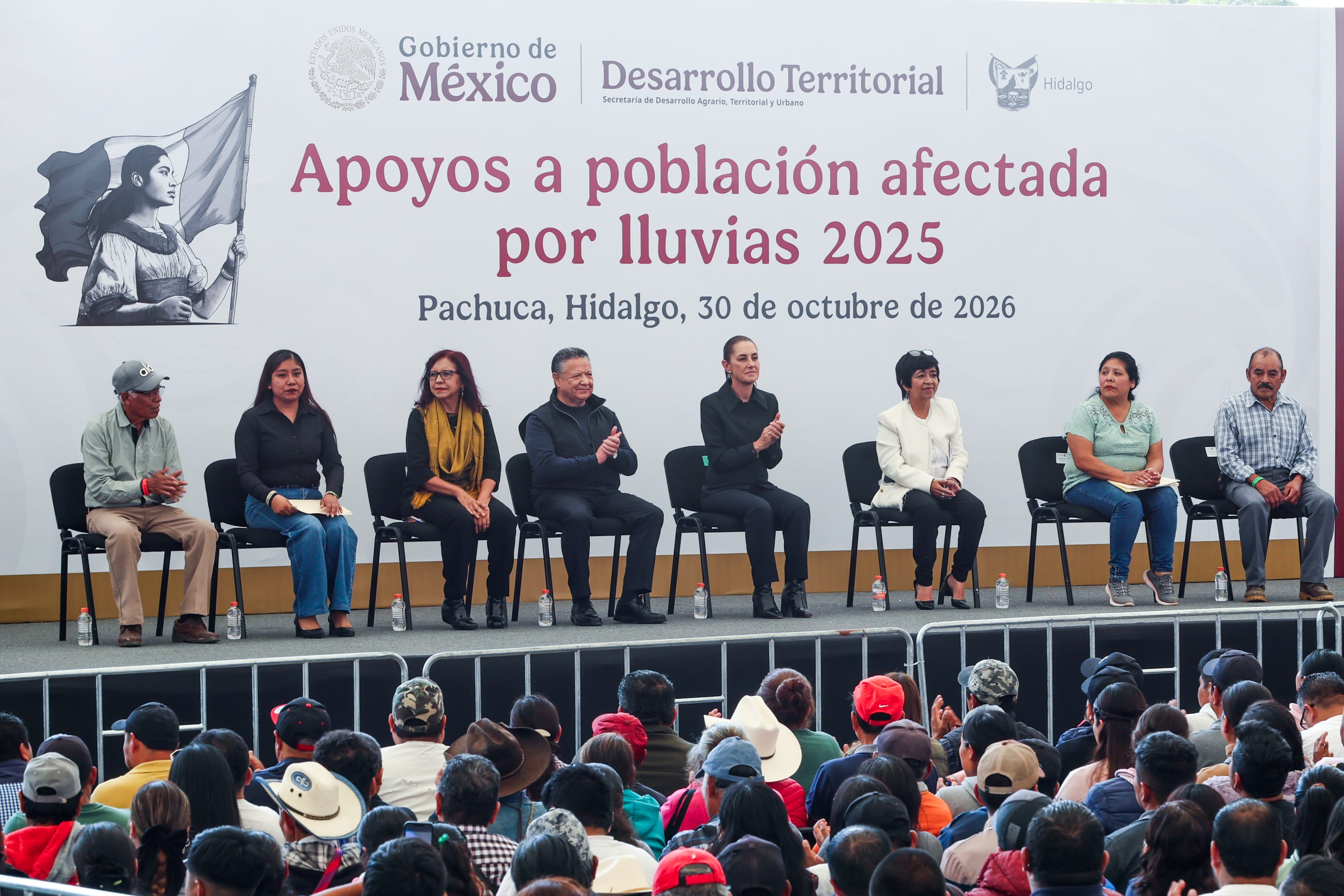 Sheinbaum anuncia apoyos de 400 mil pesos para damnificados de en Hidalgo imagen destacada
