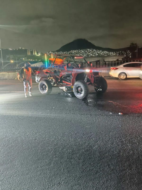 Ataque armado contra vehículo Razer genera movilización en la México-Pachuca